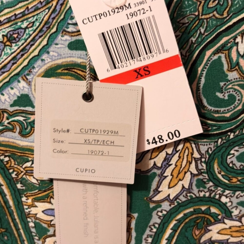 Cupio Favorite Basic - Juliana Crepe Long Sleeve Knit Top, Shirttail Hem​ - Picture 3 of 4
